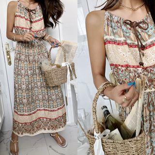 Boho Pattern Long Sundress