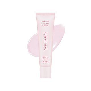 Apieu - Tone Up Pang Wake Up Tone Up Cream - 3 Colors Rosy