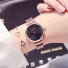 Milanese Strap Watch + Bangle