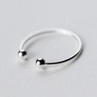 925 Sterling Silver Ball Open Ring