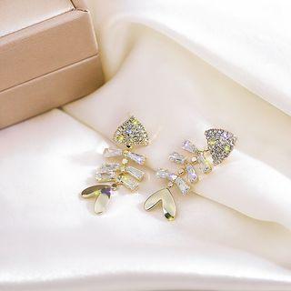 Fish Dangle Earring 1 Pair - Gold - One Size