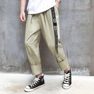 Rolled Cotton Pants