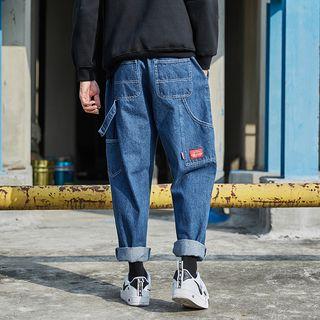 Multi-pocket Wide-leg Jeans