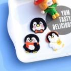 Penguin Fleece Embroidered Patch / Brooch