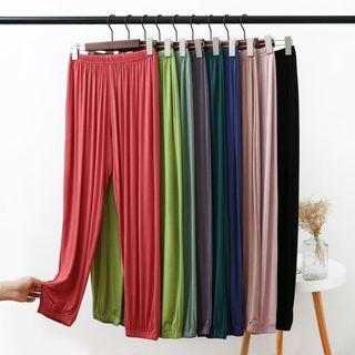 High Waist Straight Leg Lounge Pants
