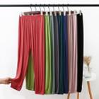 High Waist Straight Leg Lounge Pants