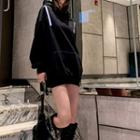 Neon Stripe Zipped Hoodie
