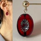 Retro Glass Dangle Earring