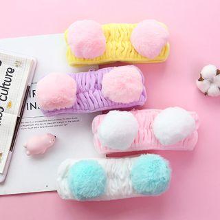 Pompom Face Wash Headband