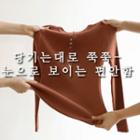 Buttoned-neck Slim-fit Knit Top