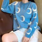 Moon Print Sweater