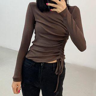 Long-sleeve Drawcord T-shirt