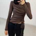 Long-sleeve Drawcord T-shirt