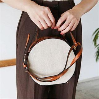 Linen Tambourine Shoulder Bag