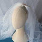 Wedding Faux Crystal 2 Tier Veil White - One Size