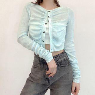 Ruched Light Crop Jacket