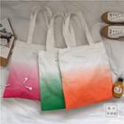 Gradient Canvas Shopper Bag