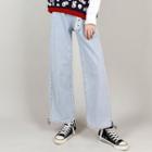 Buckled Drawcord-cuff Harem Jeans