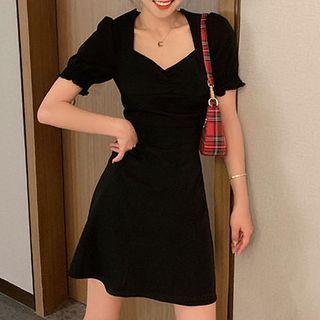 Short-sleeve Mini A-line Dress (various Designs)