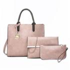 Set Of 3: Faux Leather Tote Bag +  Crossbody Bag + Pouch