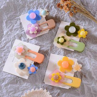 Se Of 2t: Flower Hair Clip
