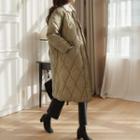 Faux-fur Collared Quilted Coat