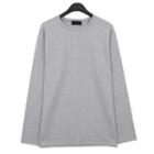 Plain Long-sleeve Cotton T-shirt (xl~xxl)