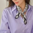 Paisley Silky Square Scarf