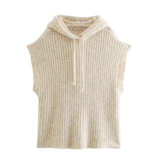Short-sleeve Hooded Sweater