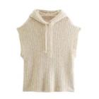 Short-sleeve Hooded Sweater