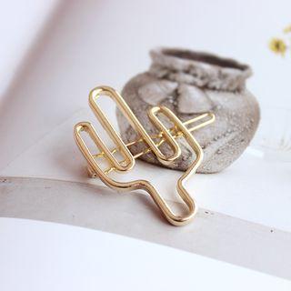 Cactus Wirework Hair Clip