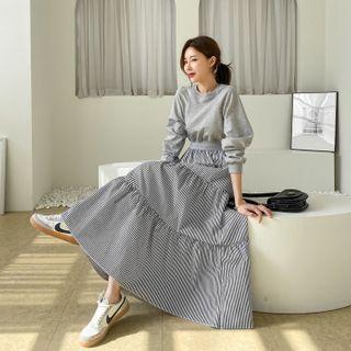 2-in-1 Maxi Sweatshirt Dress