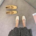 Square Neck Mary Jane Shoes