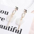 Petal Alloy Fringed Earring 1 Pair - As Shown In Figure - One Size