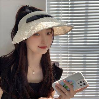 Floral Textured Visor Hat