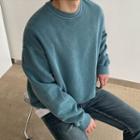 Pigment-washed Colored Sweatshirt
