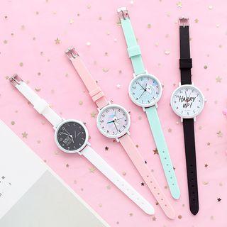 Printed Silicone Strap Watch (various Designs)