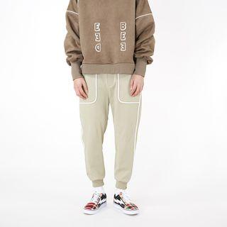 Contrast-trim Knit Sweatpants