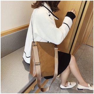 Chain Strap Crossbody Tote Bag