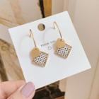 Geometric Dotted Drop Earring 1 Pair - One Size