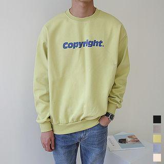 Copyright Printed Sweatshirt