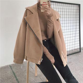 Loose-fit Biker Jacket