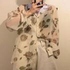 Flower Shirt As Shown In Figure - One Size