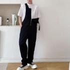 Wide Strap Bucked Jumpsuit