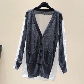 Paneled Light Cardigan