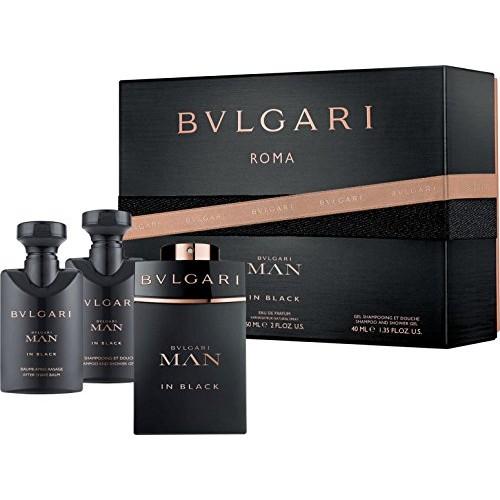 Bvlgari - Man In Black Spring 2017 Set : Edp 100ml + Shower Gel 75ml + After Shave 75ml 1 Set