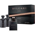 Bvlgari - Man In Black Spring 2017 Set : Edp 100ml + Shower Gel 75ml + After Shave 75ml 1 Set