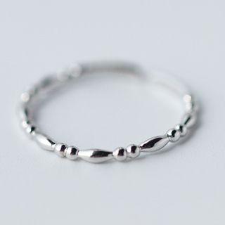 925 Sterling Silver Beaded Ring