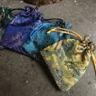 Patterned Drawstring Pouch