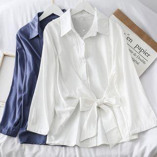 Asymmetric Loose-fit Shirt